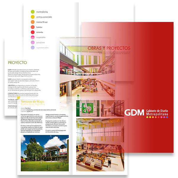 Libro/Catálogo para GDM - Gabinete de Diseño Metropolitano